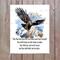 Isaiah 40:31 Wait Upon The Lord Bible Verse On Watercolor Of A Flying Eagle Vintage Verses 8x10 Wall Art Printable Digital Download DIY